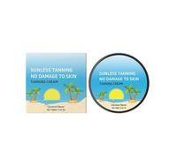 Tan Accelerator Cream, Mangos & Coconuts Scented Tanning Cream, Creates Beautiful Brown Skin That Is Easy To Apply Without Tanning, Suitable For All Skin Types 100g (White)
