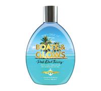 Tan Asz U Boats & Glows Tanning Lotion, Posh Dark Indoor/Outdoor Double Dip Bronzer 13.5 Fl Oz