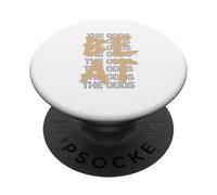 Tan Beat The Odds Tan Color Graphic PopSockets Adhesive PopGrip