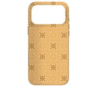 Tan Beige Brown Circle Polka Dot Wheel Sandy Earthy Pattern Case for iPhone 17 Pro Max