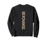 Tan Color Be The Change Tan Graphic Sweatshirt