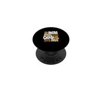 Tan Color Hustle Ain't So Crazy Tan Graphic PopSockets Adhesive PopGrip