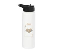 Tan Color Lost Love Card Tan Graphic Stainless Steel Insulated Water Bottle