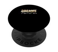 Tan Color Memories Over Dreams Tan Graphic PopSockets Adhesive PopGrip