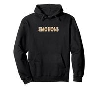 Tan Color Motion Before Emotions Tan Graphic Pullover Hoodie