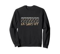 Tan Color Schedule No Days Off Tan Graphic Sweatshirt