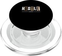 Tan Hustle Harder Tan Color Graphic PopSockets PopGrip for MagSafe