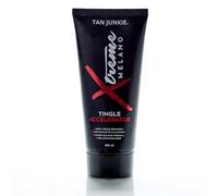 Tan Junkie Xtreme Melano Tingle Accelerator 200ml - Luxurious Sunbed Tanning Cream and Accelerator for Deep, Golden Tan, Anti-Cellulite Slim Effect