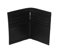 Tan Lerida | Men's Classy Bifold Wallet | Full Grain Leather | Soft - S | High-Shine Black | Sustainable | Card Compartments | Currency Compartments |, Black, Travel Accessories