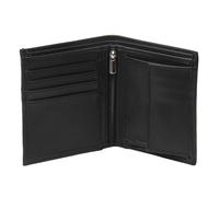Tan Lerida | Men's Supreme Bifold Wallet | Full Grain Leather | Soft - S | High-Shine Black | Sustainable | Card Compartments | Currency Compartments | One Essential Pocket, Black, Travel Accessories