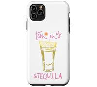 Tan Lines Tequila Shot Summer Vacation Drink Case for iPhone 11 Pro Max