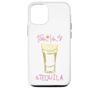 Tan Lines Tequila Shot Summer Vacation Drink Case for iPhone 12/12 Pro