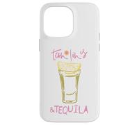 Tan Lines Tequila Shot Summer Vacation Drink Case for iPhone 14 Pro Max