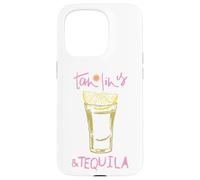 Tan Lines Tequila Shot Summer Vacation Drink Case for iPhone 15 Pro