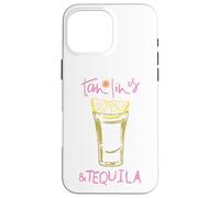 Tan Lines Tequila Shot Summer Vacation Drink Case for iPhone 16 Pro Max