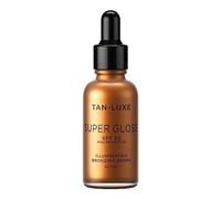 TAN-LUXE SUPER GLOSS Illuminating & Bronzing Serum (30ml) Combining Skin Care, Makeup & SPF 30 into One Supercharged Bottle, Cruelty Free & Vegan