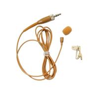Tan Mini Lapel Lavalier Microphone for Sennheiser EW G3 G4 G5 Wireless Pocket System 3.5mm Lock Jack
