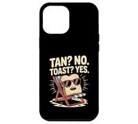 Tan No Toast Yes Funny Summer Sun Sunburn Joke Case for iPhone 12 Pro Max