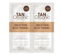TanOrganic Self Tan Eco Tanning Towel 2 X 10ml