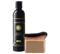 Tan Physics True Color Tanner 8 oz w/FREE Quest Skin Care Make-Up Bag and Quest Skin Care Professional 2-Piece Makeup Brush Set