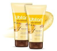 Tan Removal Face Wash - Pack of 2 (150ml Each) | Enriched with Turmeric, Saffron & Sandalwood | Removes Tan, Dirt & Blemishes | Natural Glowing Skin | For All Skin Types