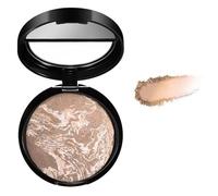 Tan Shade Baked Setting Powder Ultra Fine Lightweight Texture Long Lasting Oil Control Versatile Face Powder Buildable Medium Coverage Compact Pressed for Mature Skin (Tan)