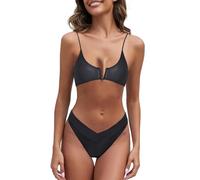 Tan Through Swimwear Women's Tan Through Bikini Secret A Perfect Tan Without Stripes Shirt Men's Pack, black, S