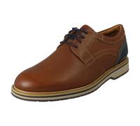 (Tan, UK 10) Mens Clarks Smart Casual Lace Up Shoes Monahan Plain - H Fit