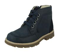 (Tan, UK 7 Infant) Boys Clarks Casual Ankle Boots Heath Lace