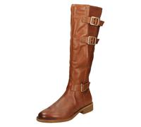 (Tan, UK 7) Ladies Clarks Knee High Boots - Cologne Up