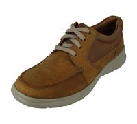 (Tan, UK 7) Mens Clarks Casual Shoes Cotrell Lane - G Fit