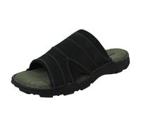 (Tan, UK 7) Mens Hush Puppies Casual Sandals Austin - Black Nubuck - UK Size 7 - EU Size 41 - US Size 8