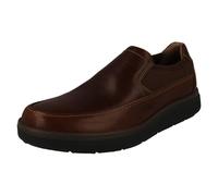(Tan, UK 8.5) Mens Clarks Slip On Casual Shoe Un Abode Go - G Fit