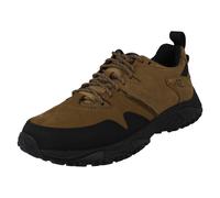 (Tan, UK 9) Mens Clarks Waterproof Walking Shoes ATL Walk Go WP - G Fit