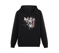 TAN YA XUE Fire Emblem Awakening Unisex Sweatshirts Graphic Pullover Mens Black Printed Hoodies M