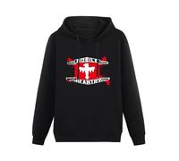 TAN YA XUE Mobile Infantry Starship Troopers Unisex Sweatshirts Graphic Pullover Mens Black Printed Hoodies XL