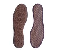 Tana Pure Wool Insoles - Soft Sheep Wool & Latex Foam for Winter Warmth - Cosy Thermal Shoe Inserts for Cold Weather - Men Women - Made in Europe - 13/14 UK