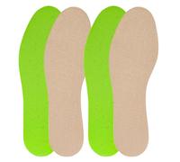 Tana Relatex Plus Comfort Insoles, 2 Pairs - Semi-Memory Latex Foam, Polyester Textile Top Layer with 51% Recycled Polyester, Plant-Based Particles, Hand Washable - 9/10 UK