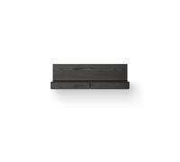 Tana Wall-mounted Media Module Black Stained Oak