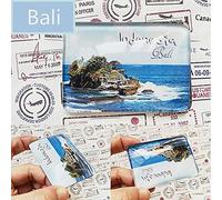 Tanah Lot Bali Island Indonesia Fridge Magnet Souvenir Gift,Home & Kitchen Decoration Magnetic Sticker Indonesia Refrigerator Magnet Collection