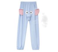 Tanakeji Funny Pyjamas for - Cute Pyjamas - Elephant Pyjamas for Men - For Sleeping in the Bedroom and for Relaxing When Travelling as well as for School, Hotels, Dorm, blue, S
