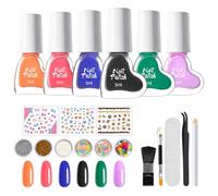 Tanakeji Gel Nail Polish for Fingernails, 1 Set Manicure Cosmetics for Quick Drying Nail Polish, for Mother, Girlfriend, Salon, Wedding, Meeting, Travel, Dating, Commuting