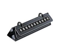 Tanakeji Telephone Number Plate for Modern Desk Calendar, Temporary Parking Mobile Number Display, For Caravan, Saloon, Truck, Shopping Mall, Garage, School
