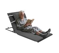 TANAUT Electric Lifting Bed Backrest Adjustable 2-80°, Grey Ergonomic Bed Support with Removable Pillow, 600W Silent Motor 330LBS Load for Elderly Patients Reading Dining Rest