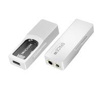 TANCHJIM SPACE PRO Headphone Amplifier, Dual DS43198 DAC Independent Op-AMP for Gaming/Audio, PCM32bit/768KHz DSD256 High-Performance Portable Decoder Support Mic & Virtual 5.1/7.1, 3.5/4.4mm Output