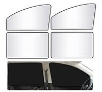 TANCUDER 4 PCS Car Side Window Shades Magnetic Car Sunshades Car Sun Shade Windscreen Car Window Shades Shield Visor Universal Car Window Curtains Blinds for Baby Pets UV Protection, Shading