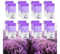 TANCUDER 40 PCS Lavender Bags Empty Sachet Bags Purple Drawstring Lavender Sacks Small Organza Gauze Bag Dried Lavender Flower Closet Wardrobes Freshener Scents with Ribbons for Lavender Spice Herbs