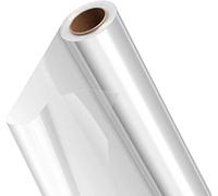 TANCUDER Clear Cellophane Wrap Roll 27CMx30M Clear Craft Packaging Paper Food Safe Pallet Wrapping Film Bouquet Florist Cellophane Sheets Wrapper Transparent Crystal Wrappings Paper for Flowers Basket