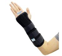 TANDCF Unisex Double Fixation Wrist Brace for Carpal Tunnel,Adjustable Night Time Wrist Support Brace with Splints,Arm Compression Hand Support for Injuries,Arthritis,Wrist Pain,Sprain,Sports(RH/S)