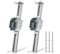 Tandefio 2 Pcs 14.7 in Adjustable Ceiling Fan Bracket with Electrical Box | Mounting Support for Fans and Lights, Includes Screws, Adjustable Fit Between Joists, Secure Electrical Box Setup